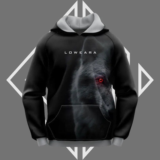 Loweara-Wolf Eye Hoodie DHM